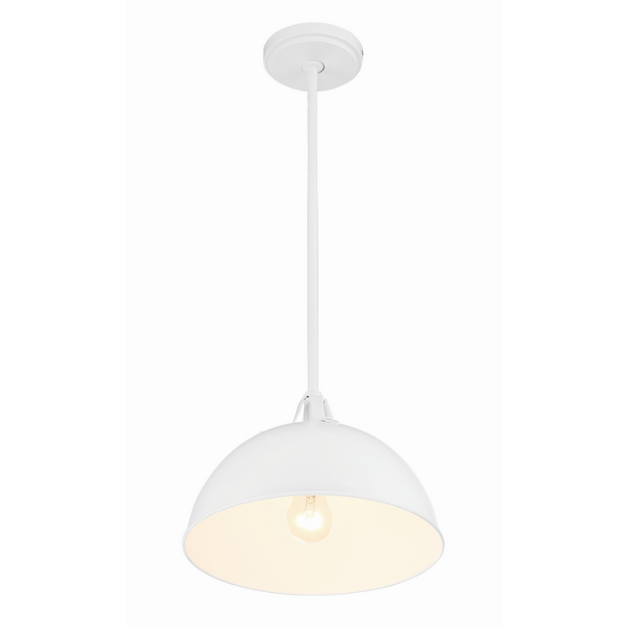 Soto Matte White 1 Light Mini Pendant - The Well Appointed House