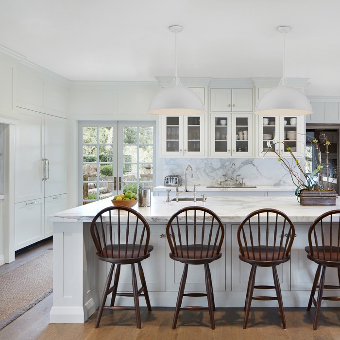 Soto Matte White 3 Light Chandelier - The Well Appointed House