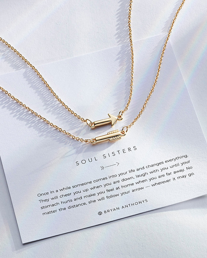 Soul Sisters Best Friend Arrow Necklaces showcase