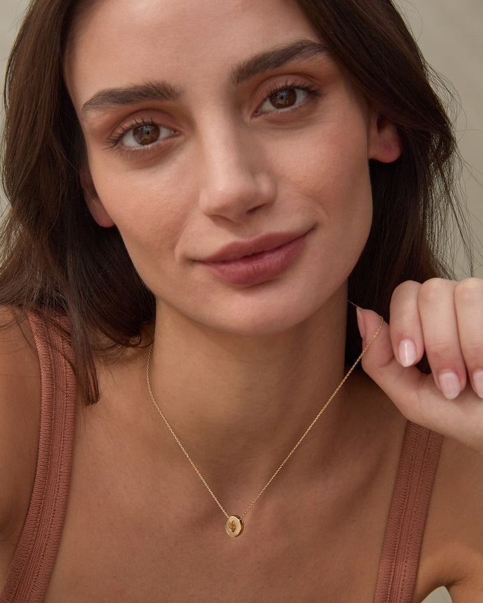 Bryan Anthonys Soul Through The Seasons Gold Necklace On Model