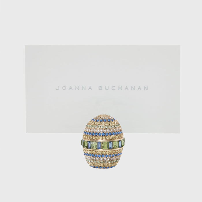 Sparkle egg placecard holders, set of two