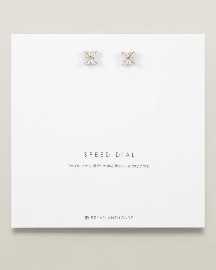 Speed Dial Stud Earrings