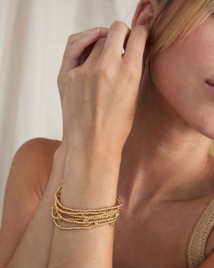 BRYAN ANTHONYS SQUAD BEADED ICON BRACELET ON MODEL
