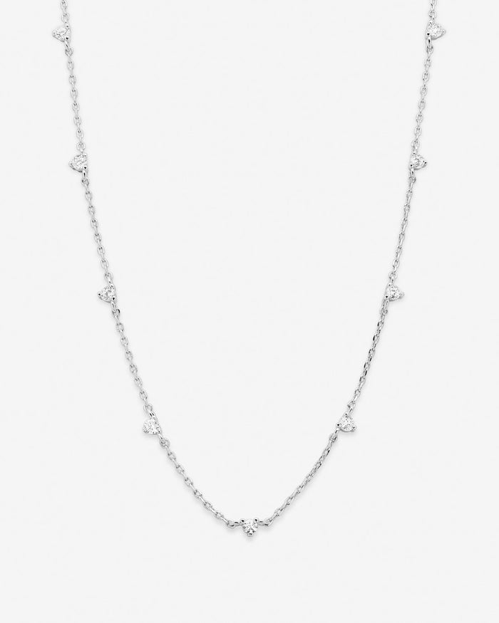 Bryan Anthonys Silver Squad Crystal Necklace