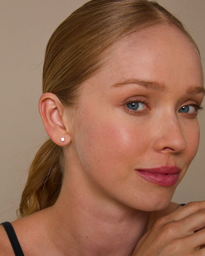 Bryan Anthonys Squad Crystal Stud Earrings on Model