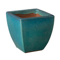 Glazed Square Planter - Outdoor Planters - The Well Appointed House