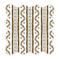 Square Scalloped Placemat, Boxwood Garden - Espresso - The Well Appointed House
