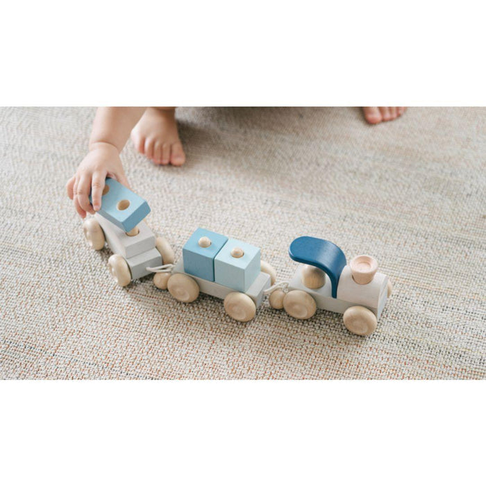 Stacking Train Trio - Orchard - Little Loves Learning Toys - The Well Appointed House