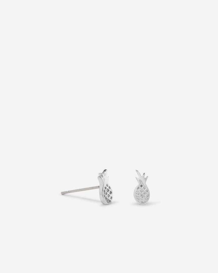 Stand Tall Stay Sweet Earrings in silver finish