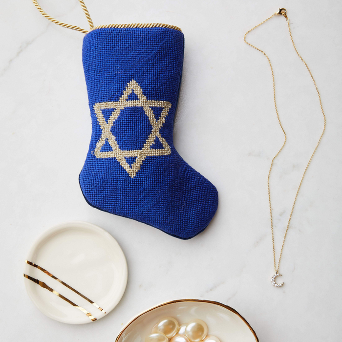 Star Of David Bauble Stocking - The Well Appointed House