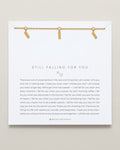 Bryan Anthonys Still Falling For You Gold Necklace On Card
