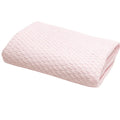 Stonewashed Basket Weave Baby Blanket with Binding - Baby Gifts - The Well Appointed House