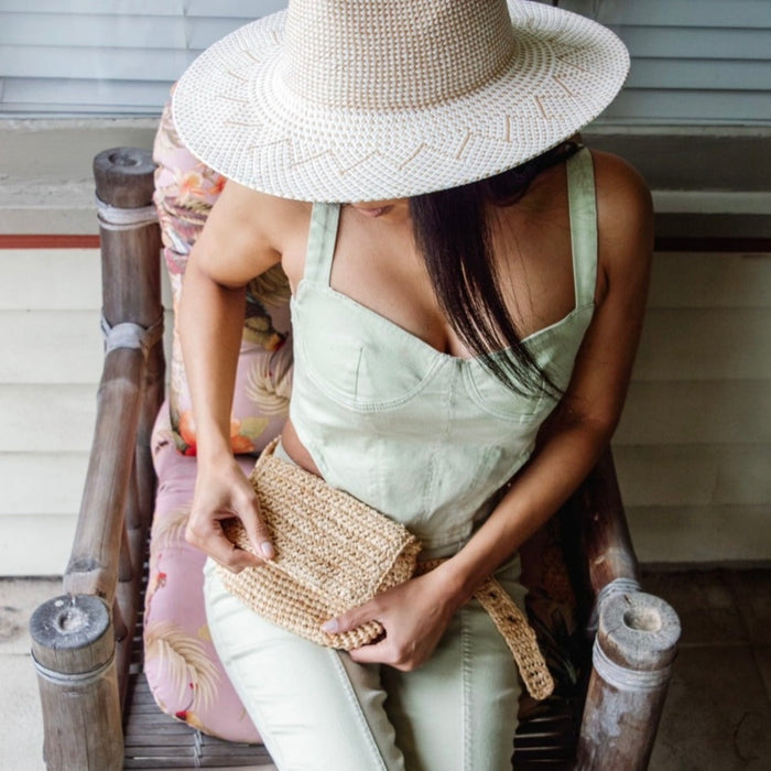 Straw Belt Bag- Natural - The Well Appointed House