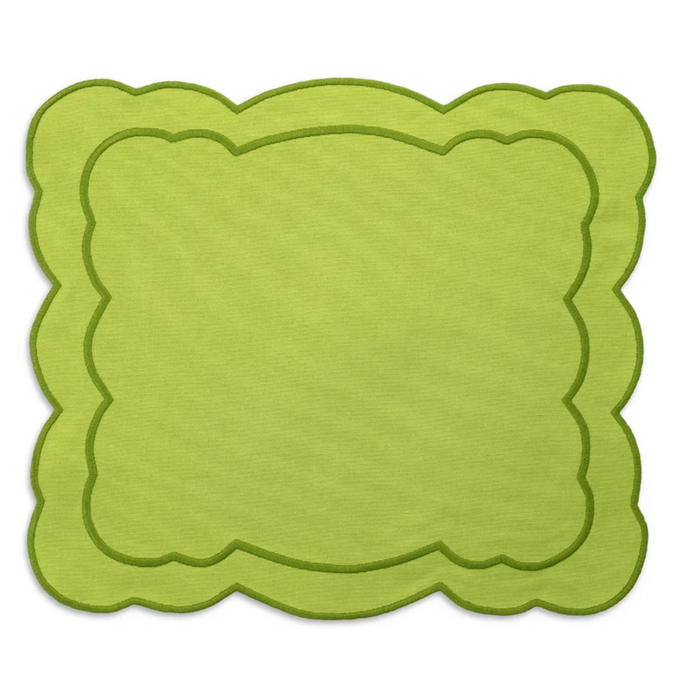 Strawberry Embroidered Placemat & Napkin Set - The Well Appointed House