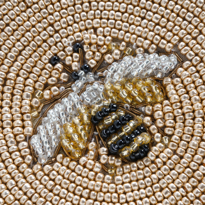 Stripey Bee Coasters - The Well Appointed House
