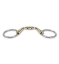 Stubben SteelTec Angled Loose Ring Snaffle Bit