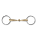 Stubben SteelTec Loose Ring Snaffle Bit