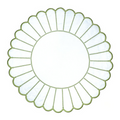 Studio Collection Linen Pippa Placemat in White/Green, Set of 4 - The Well Appointed House