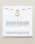 Bryan Anthonys dainty sun will rise necklace 14k gold