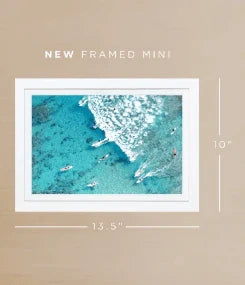 Surfing Waikiki Mini Framed Print by Gray Malin - Photography - The Well Appointed House