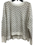 Sweater By Vince In Chevron Pattern, Size: L