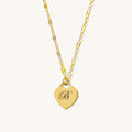The Sweetheart necklace with a feminine heart pendant in 14k gold fill