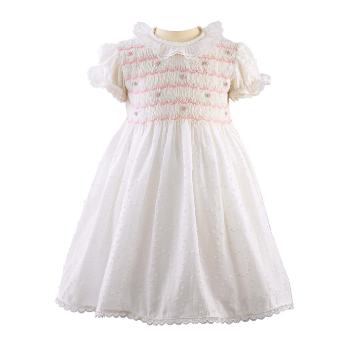 Swiss Dot Smocked Dress & Bloomers - The Well Appointed House