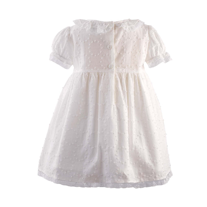 Swiss Dot Smocked Dress & Bloomers