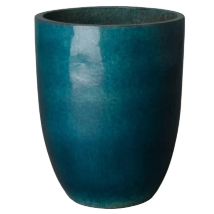 Tall Planter with a Glossy Glaze - Outdoor Planters - The Well Appointed House