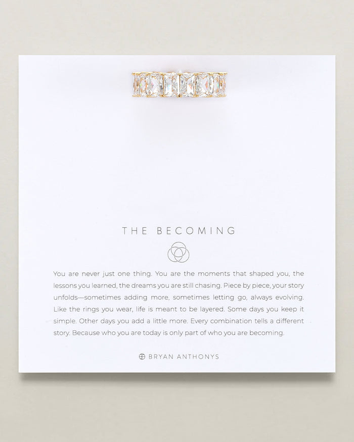 The Becoming Baguette Stacking Ring