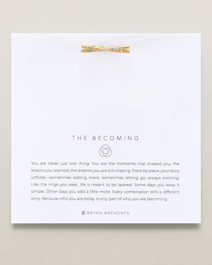 The Becoming Crossover Stacking Ring