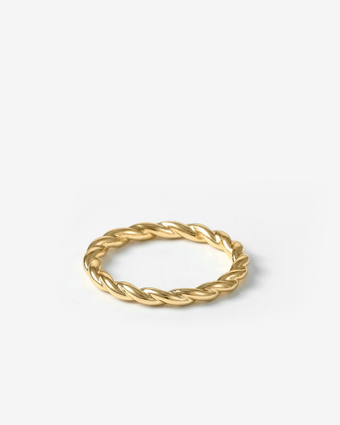 The Becoming Dainty Rope Stacking Ring