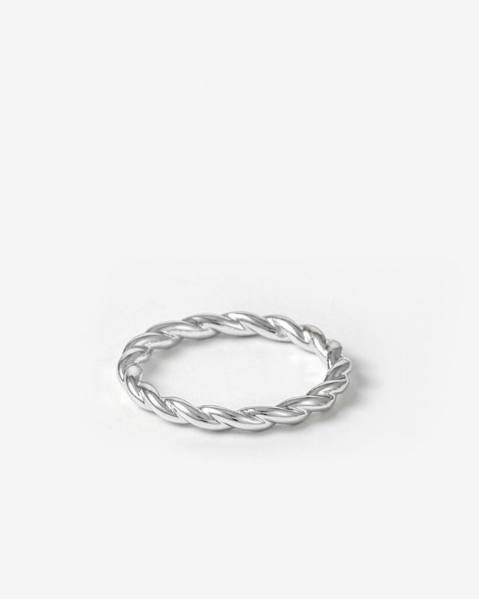The Becoming Dainty Rope Stacking Ring