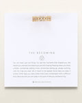 The Becoming Marquise Double Pavé Stacking Ring