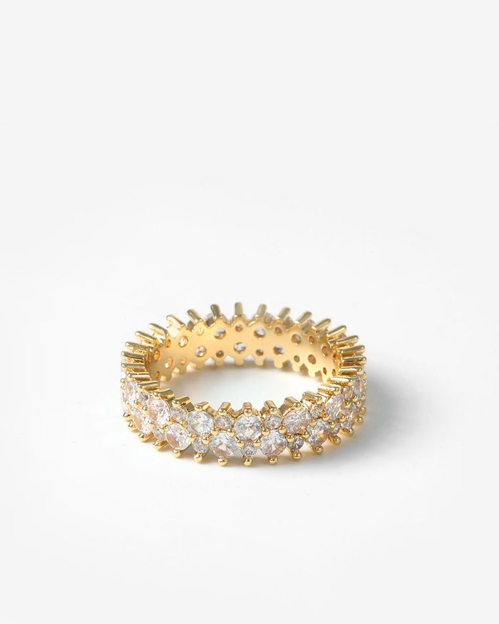 The Becoming Sunburst Stacking Ring