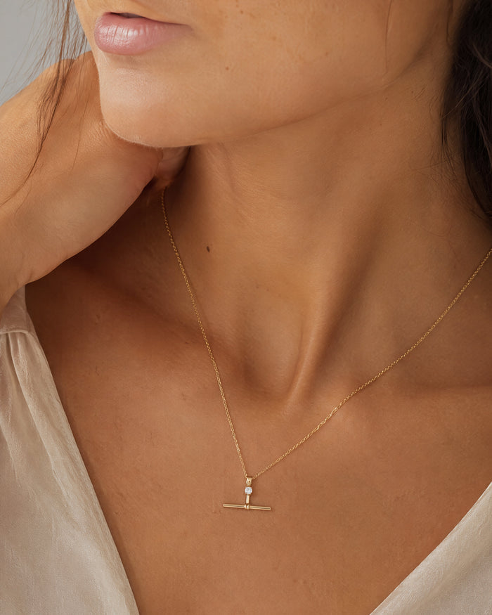The Corner Office T-Bar Necklace
