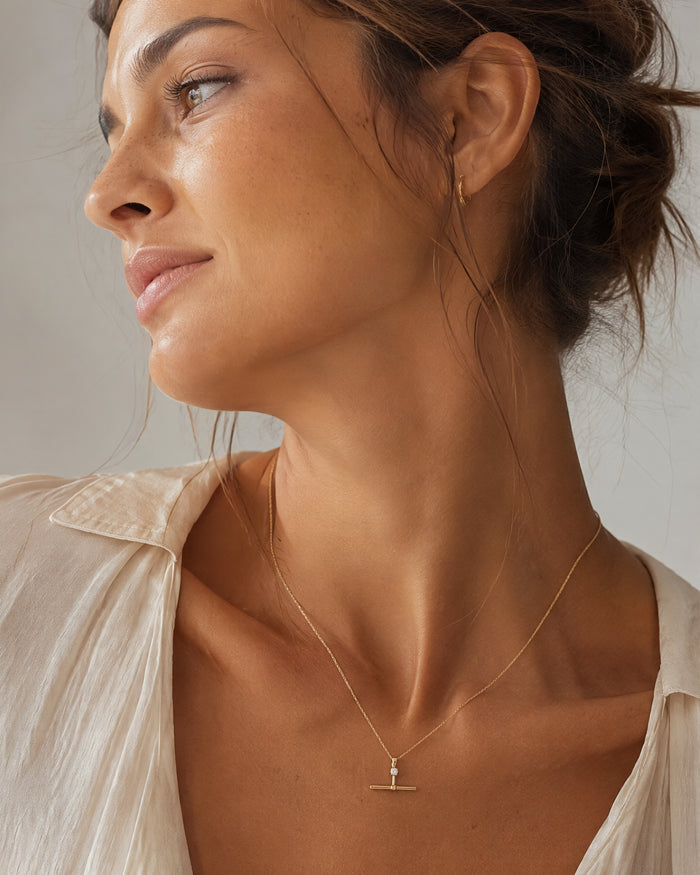 The Corner Office T-Bar Necklace