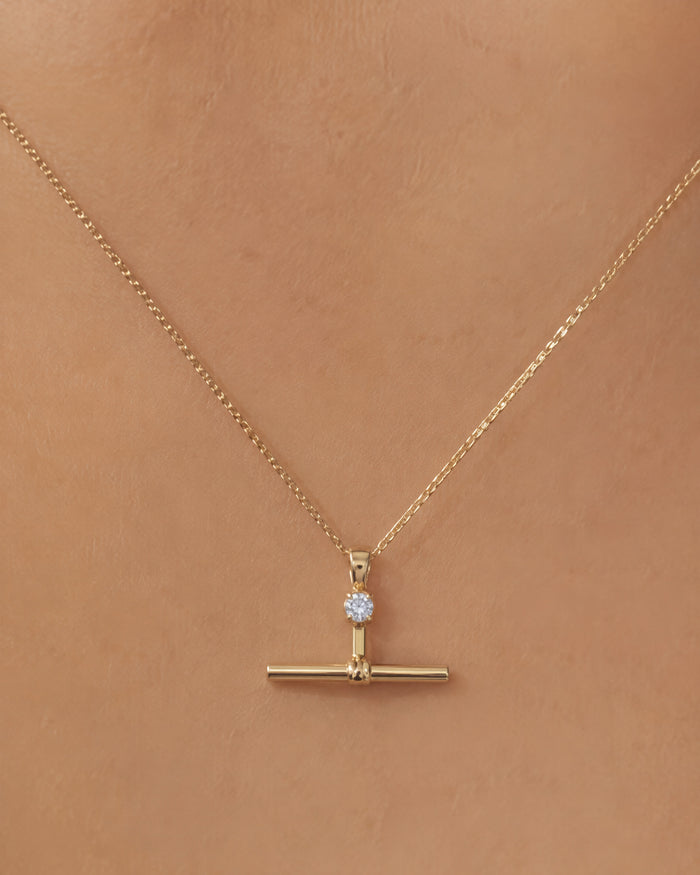The Corner Office T-Bar Necklace