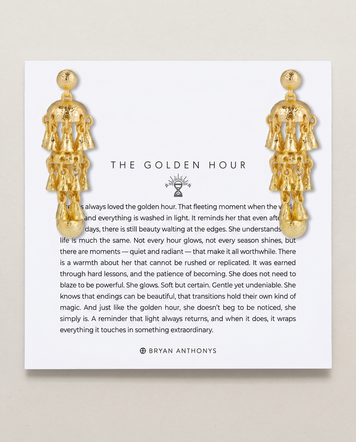 Bryan Anthonys The Golden Hour Drop Earrings