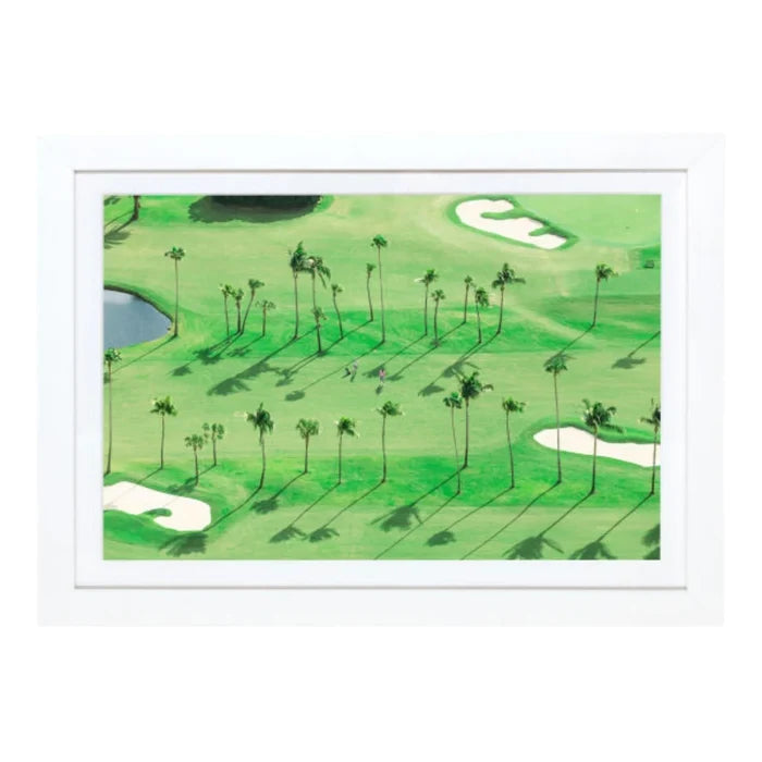 "The Golfers, Palm Beach" Mini Framed Print by Gray Malin - Photography - The Well Appointed House