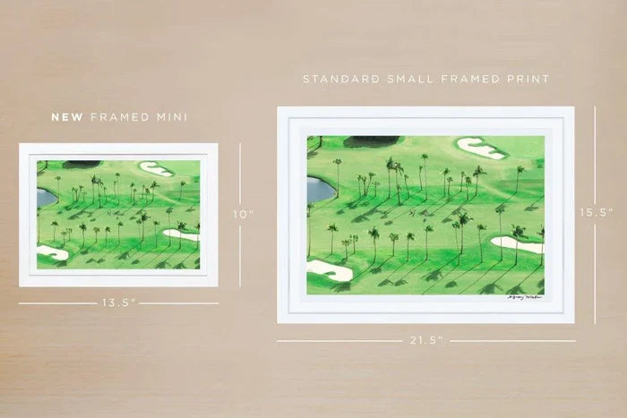 "The Golfers, Palm Beach" Mini Framed Print by Gray Malin - Photography - The Well Appointed House