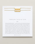 Bryan Anthonys Through Thick and Thin Gold Bracelet Set On Card