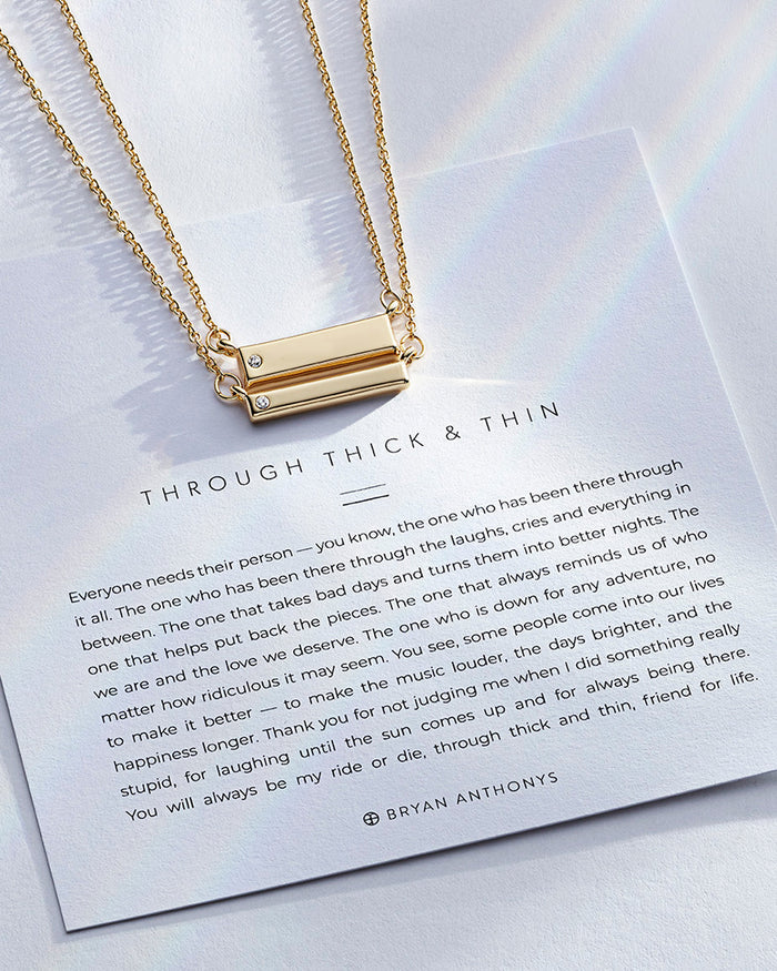 Through Thick & Thin Necklace Set showcase