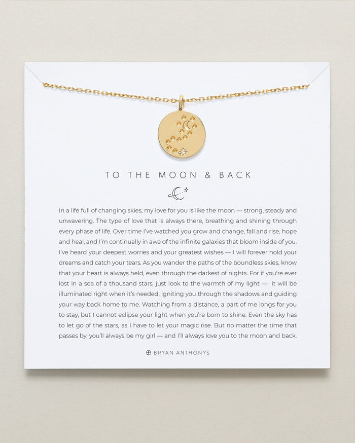 bryan anthonys father daughter to the moon and back necklace 14k gold