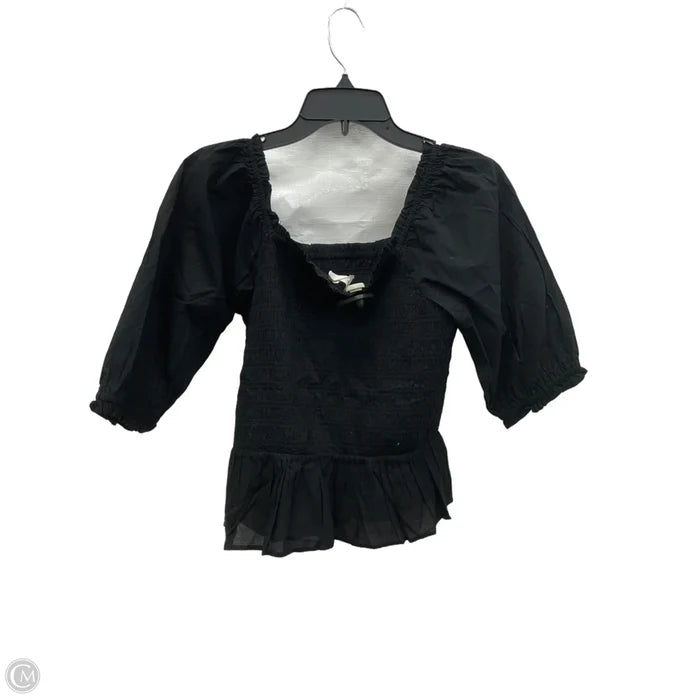 Top 3/4 Sleeve By Loft In Black, Size: S