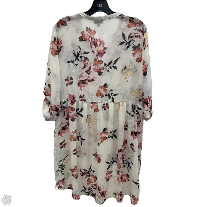 Top Long Sleeve By Torrid In Floral Print, Size: 1x
