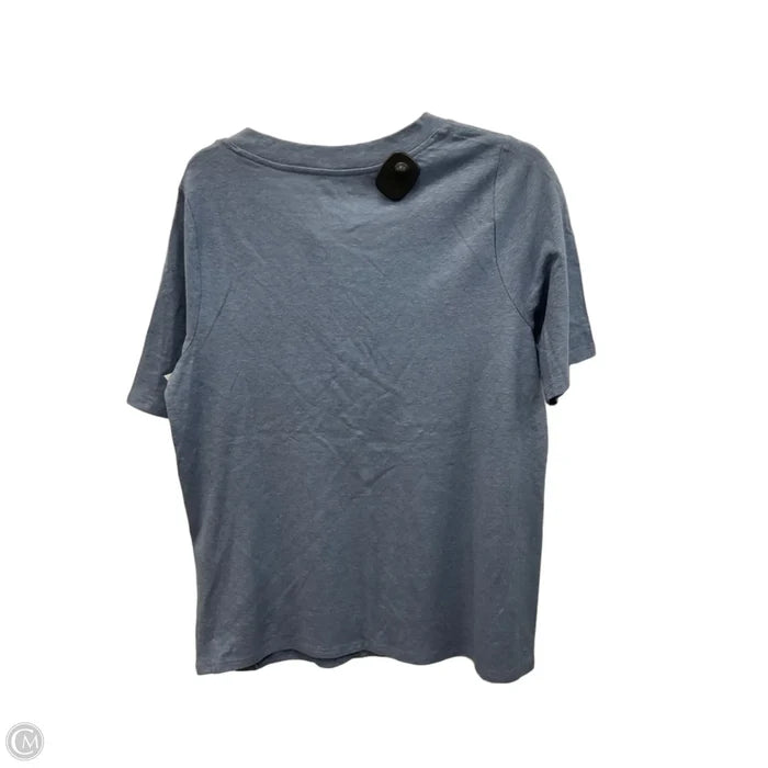 Top Short Sleeve Basic By J. Jill In Blue, Size: M
