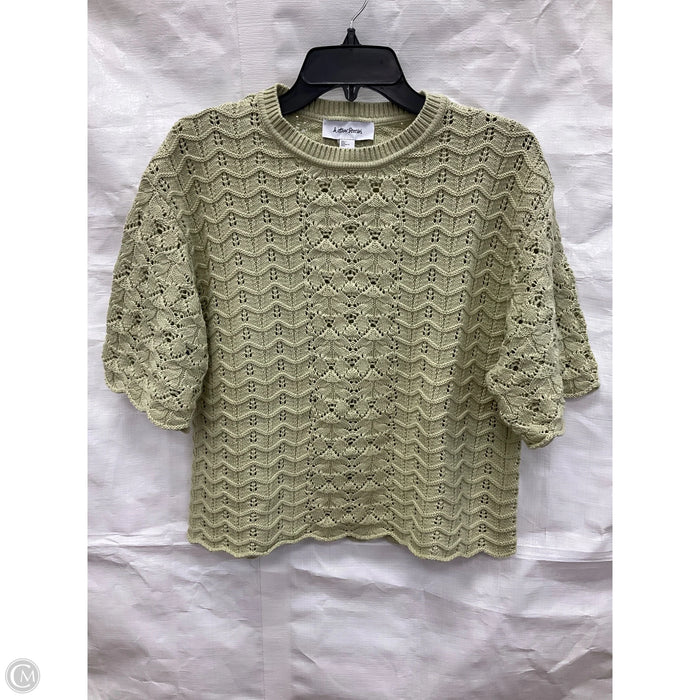 Top Short Sleeve By Cmc In Green, Size: S