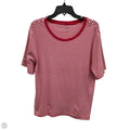 Top Short Sleeve By Gap In Striped Pattern, Size: Xxl