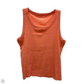 Top Sleeveless Basic By Talbots In Orange, Size: Xlp